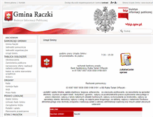 Tablet Screenshot of bip.raczki.pl